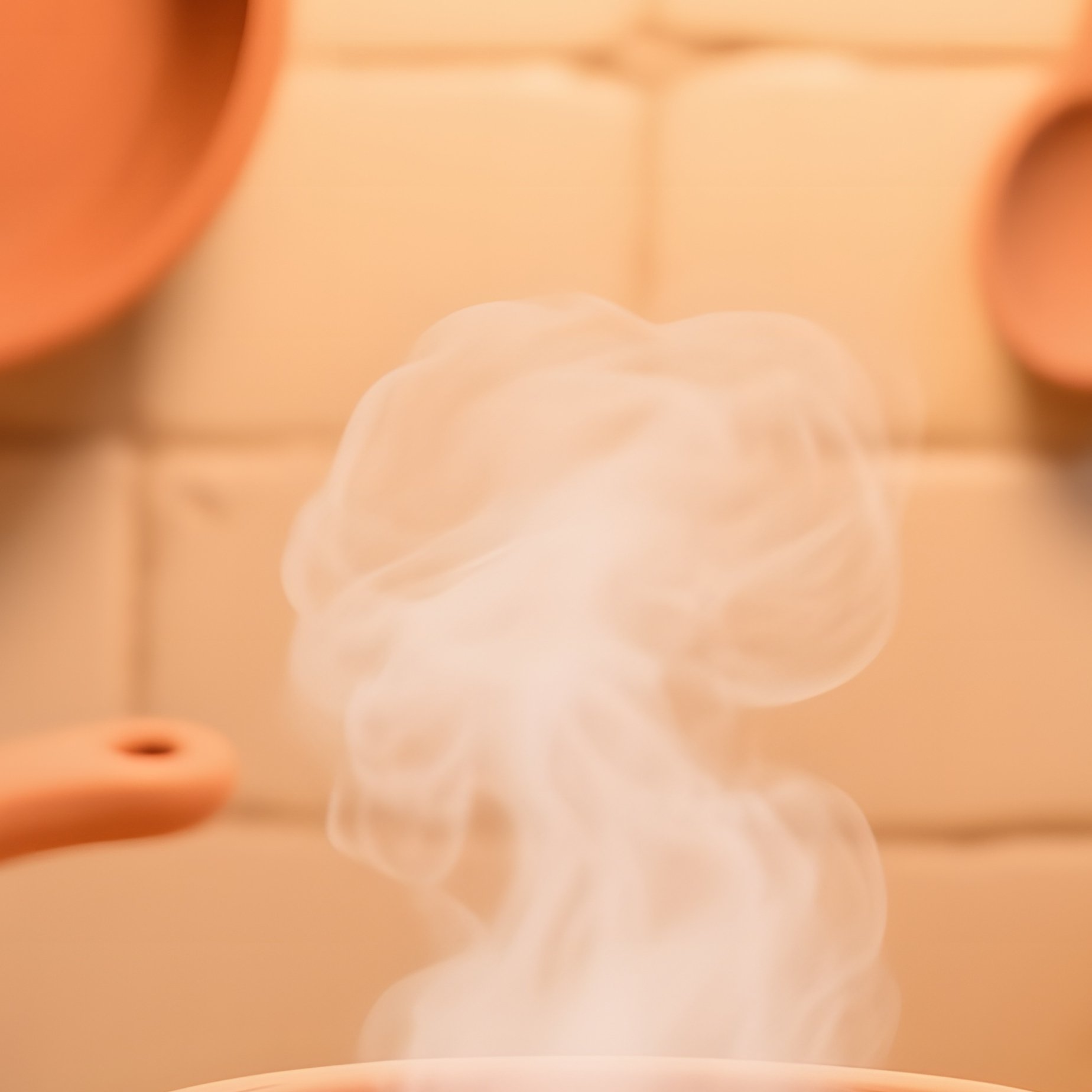 Cozy Kitchen Clay Utensils Soup Bowl - Full Resolution Quality Preview