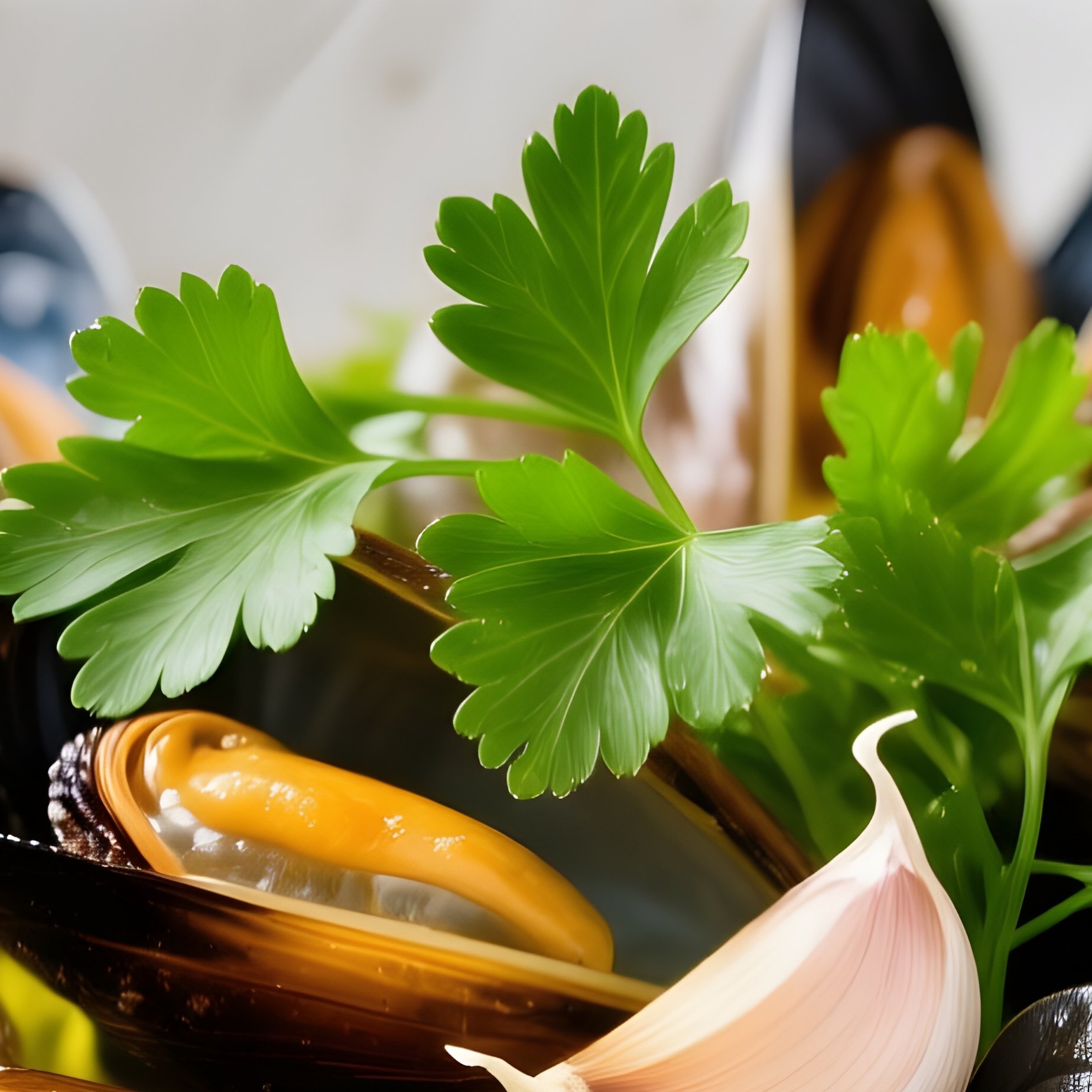 Cozze Alla Marinara Mussels Steamed With Garlic White Wine Parsley And Olive Oil - Full Resolution Quality Preview