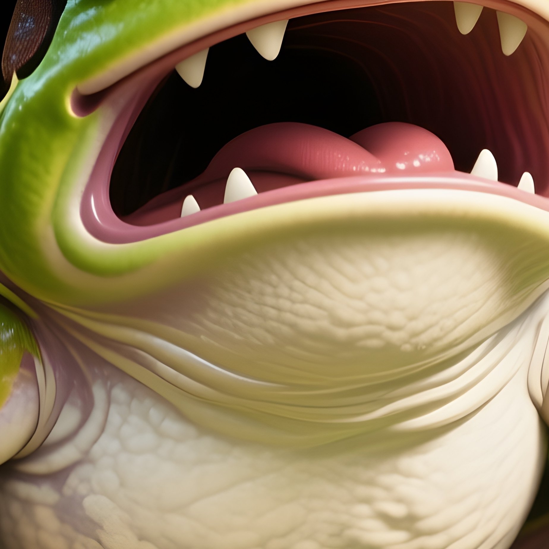 Crazy Animal Image Frog Philosopher Thinking Deeply On Lily Pad Alt2 - Full Resolution Quality Preview