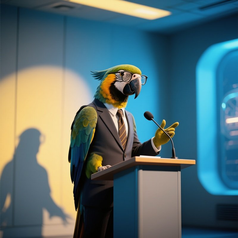Crazy_Animal_Parrot_Motivational_Speech_Podium_2