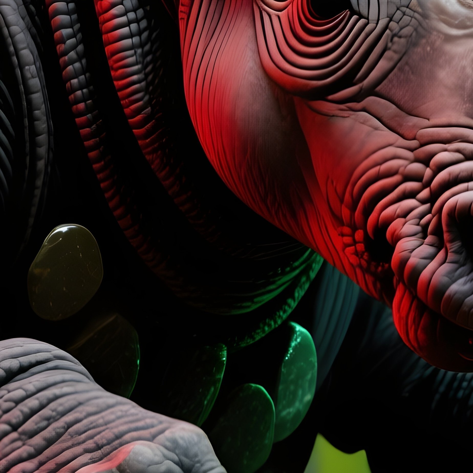 Crazy Animal Rhino Dj Spinning Stone Records - Full Resolution Quality Preview