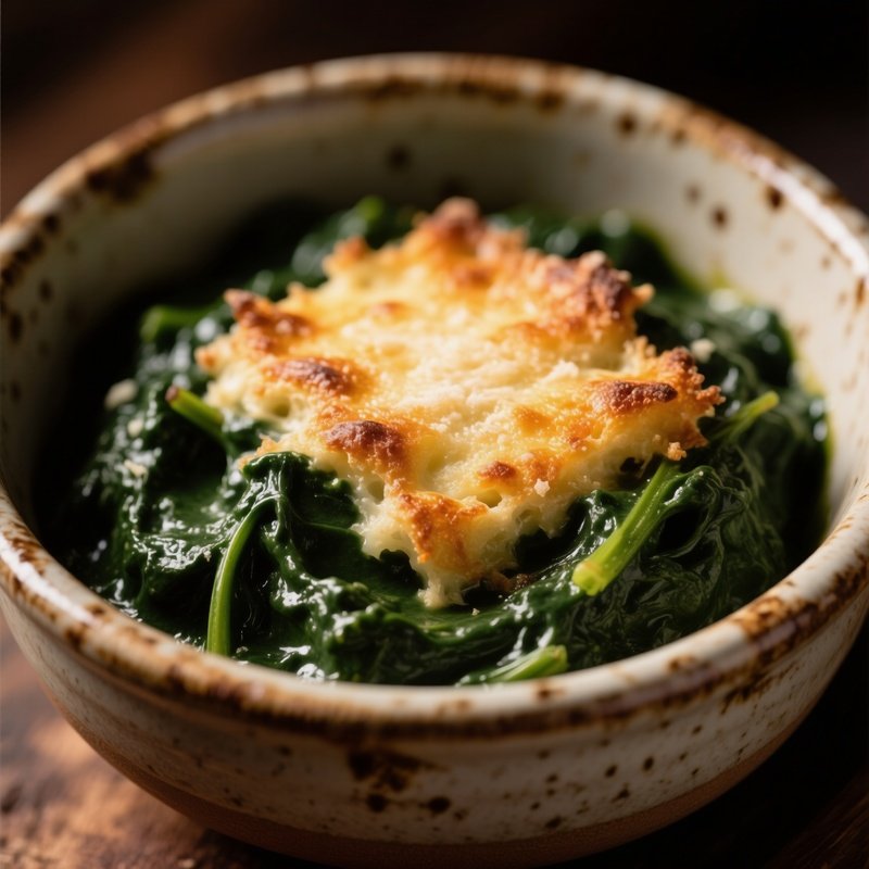 Creamed Spinach Rustic Bowl