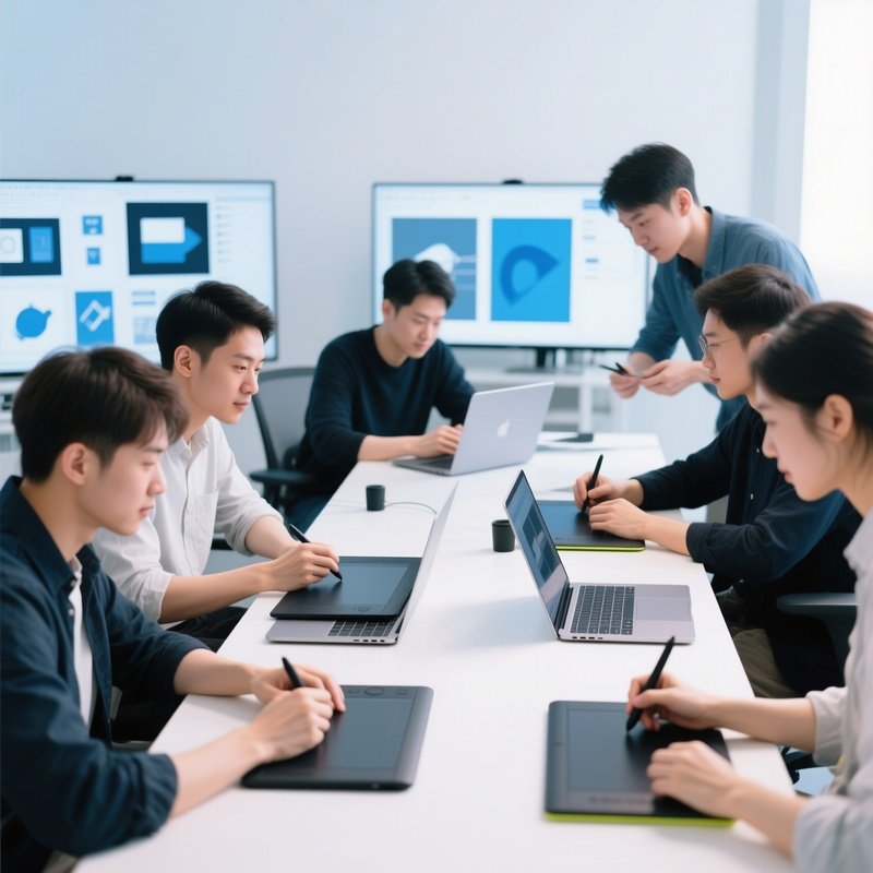 Creative Agency Team Working 2