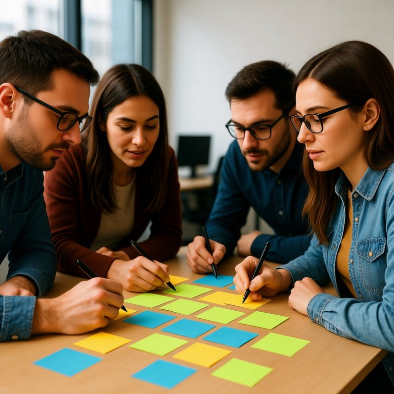 Creative Team Sticky Notes Office