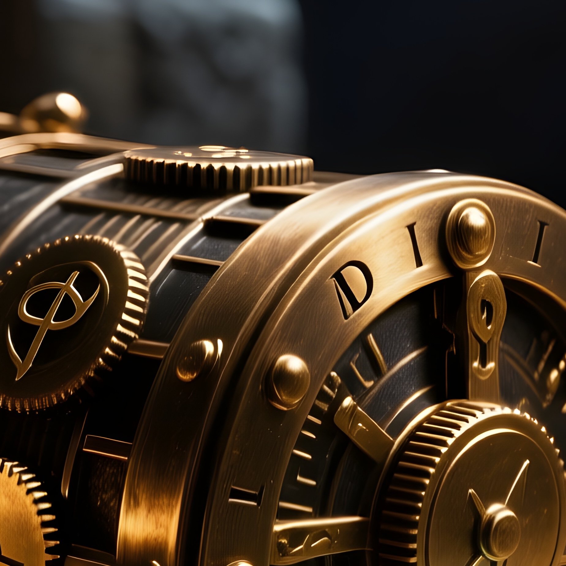 Cryptex Drive Da Vinci Code Style Cylinder Usb Stick - Full Resolution Quality Preview