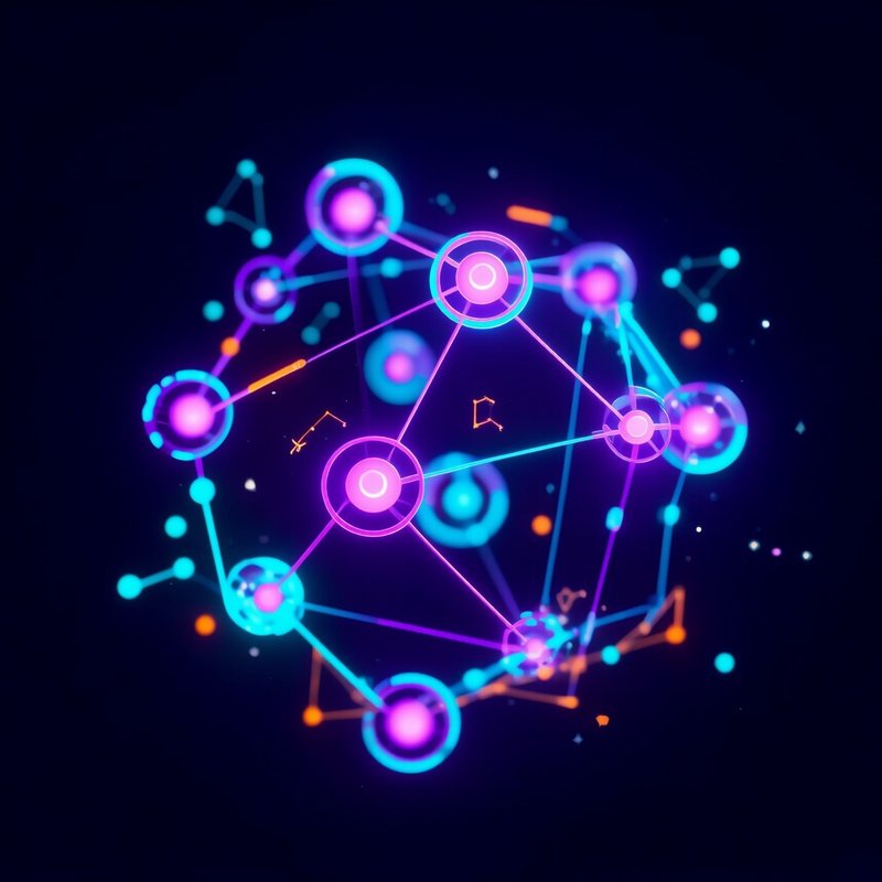 Crypto Blockchain Abstract Network