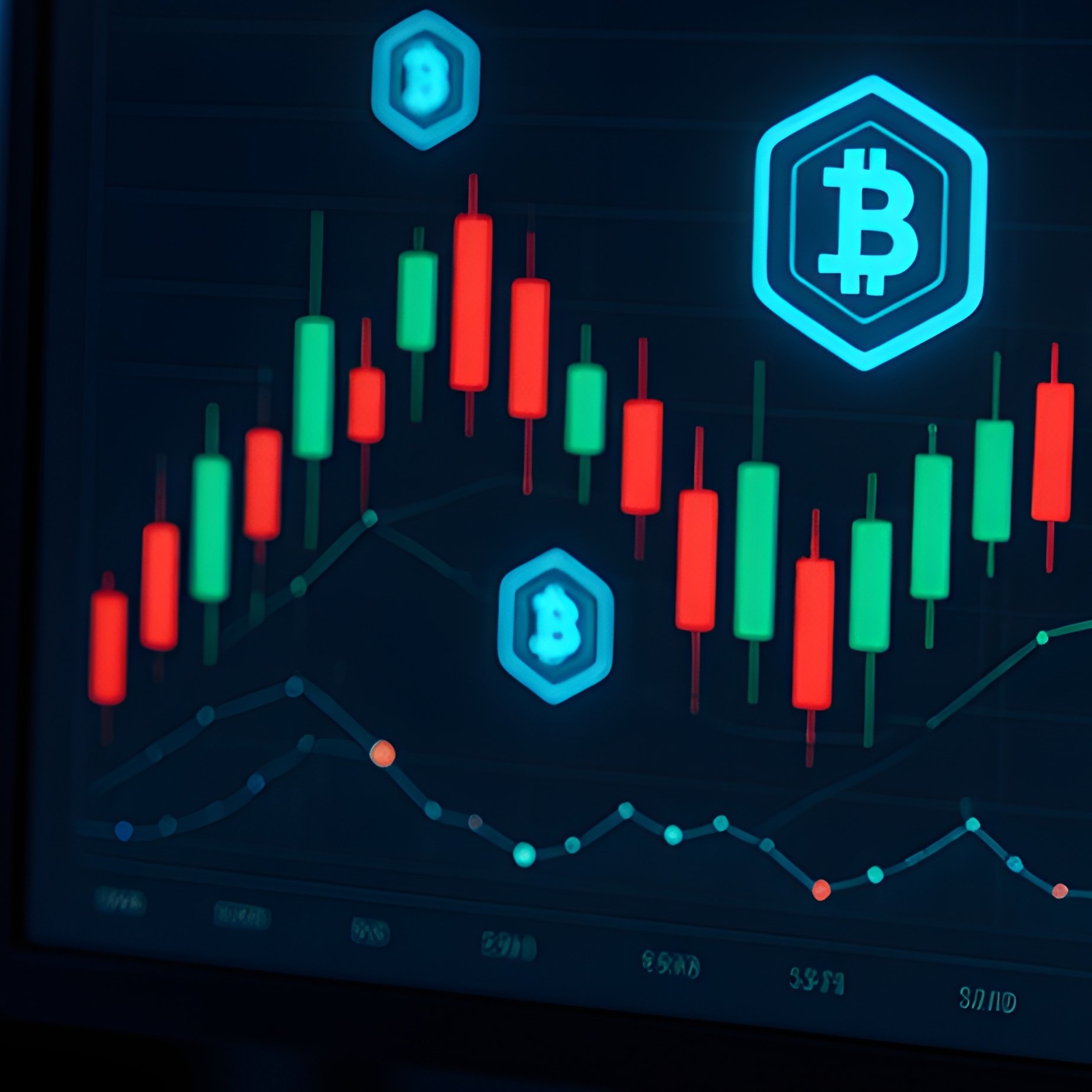 Crypto Blockchain Market Trading - Full Resolution Quality Preview