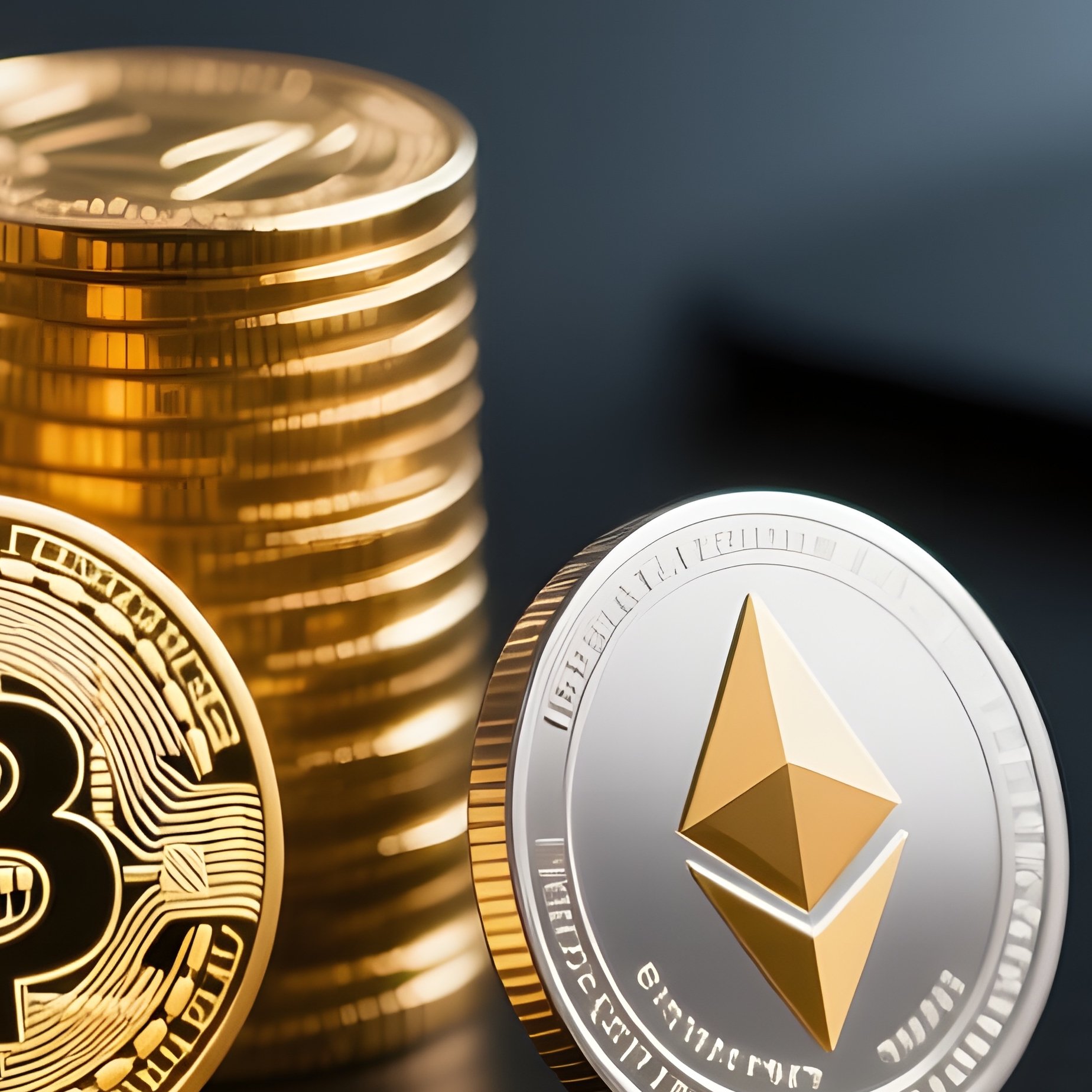 Crypto Blockchain Physical Currency - Full Resolution Quality Preview