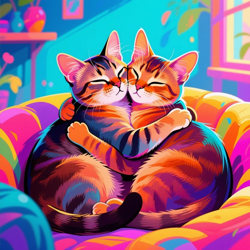 Cuddling_Somali_Cats_2