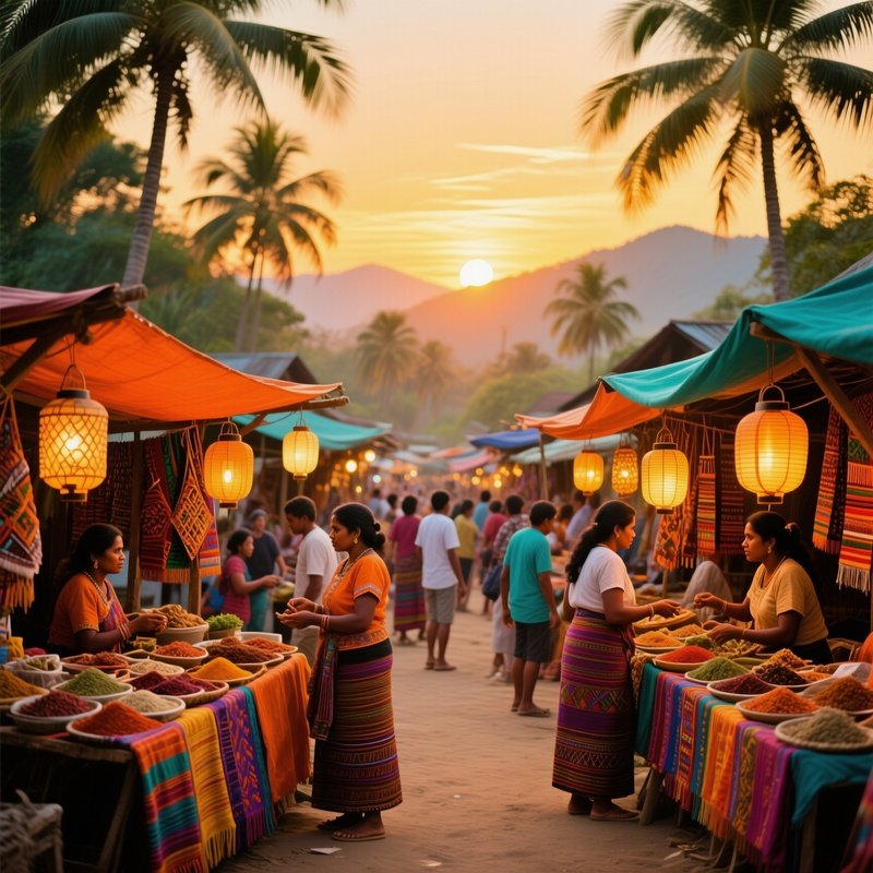 Cultural Context Sunset Market