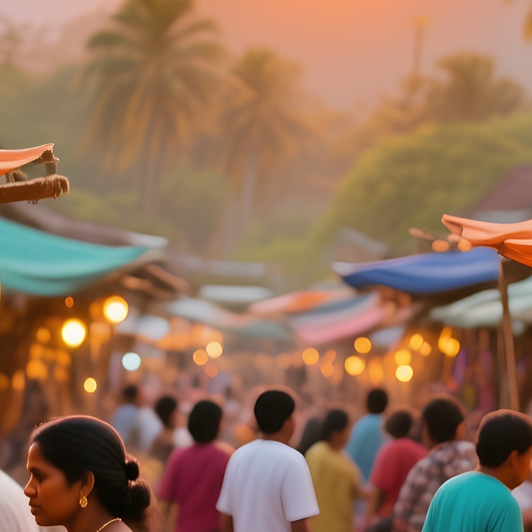 Cultural Context Sunset Market - Full Resolution Quality Preview