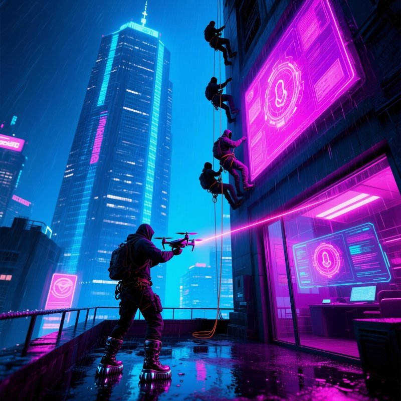 Cyberpunk Heist Robbery