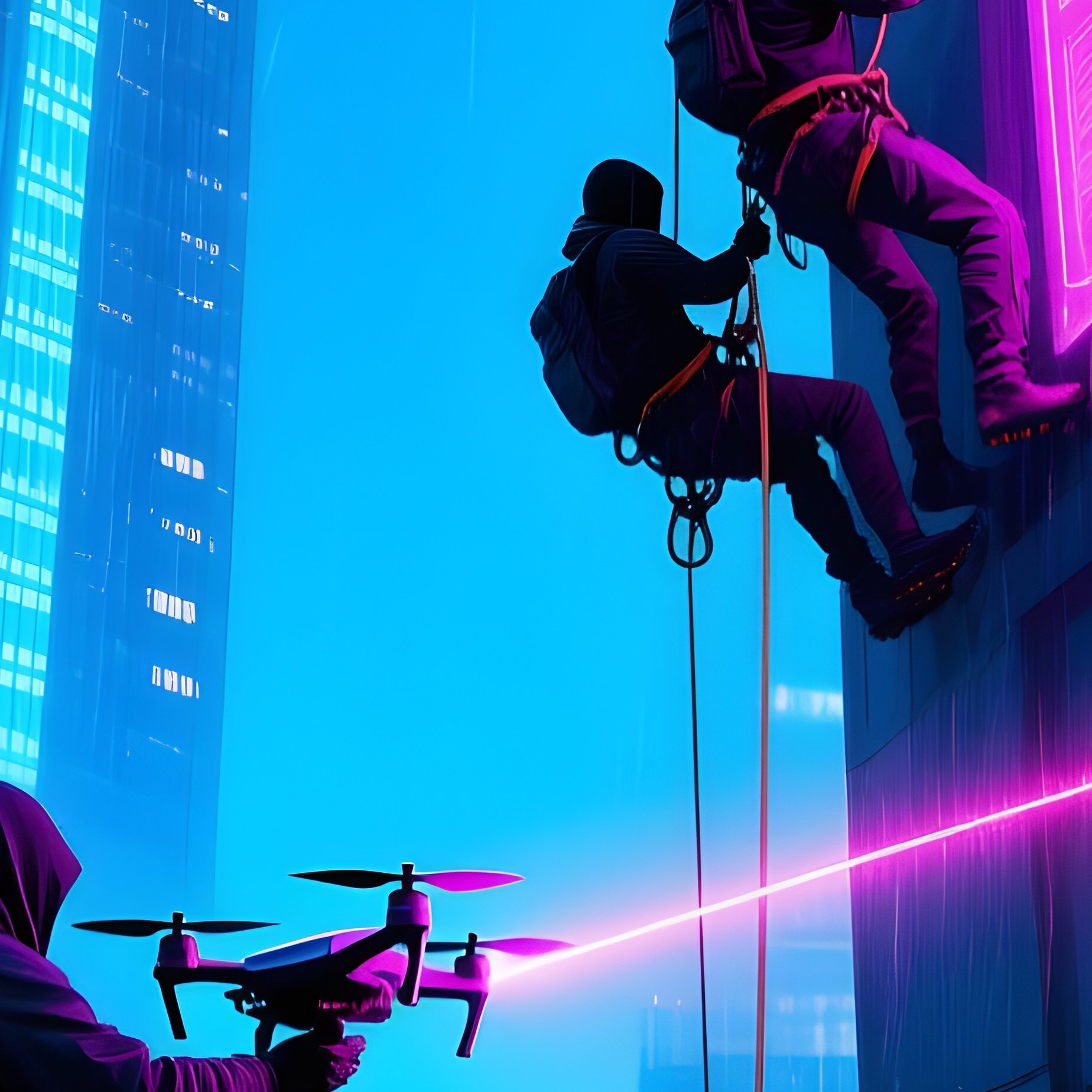 Cyberpunk Heist Robbery - Full Resolution Quality Preview