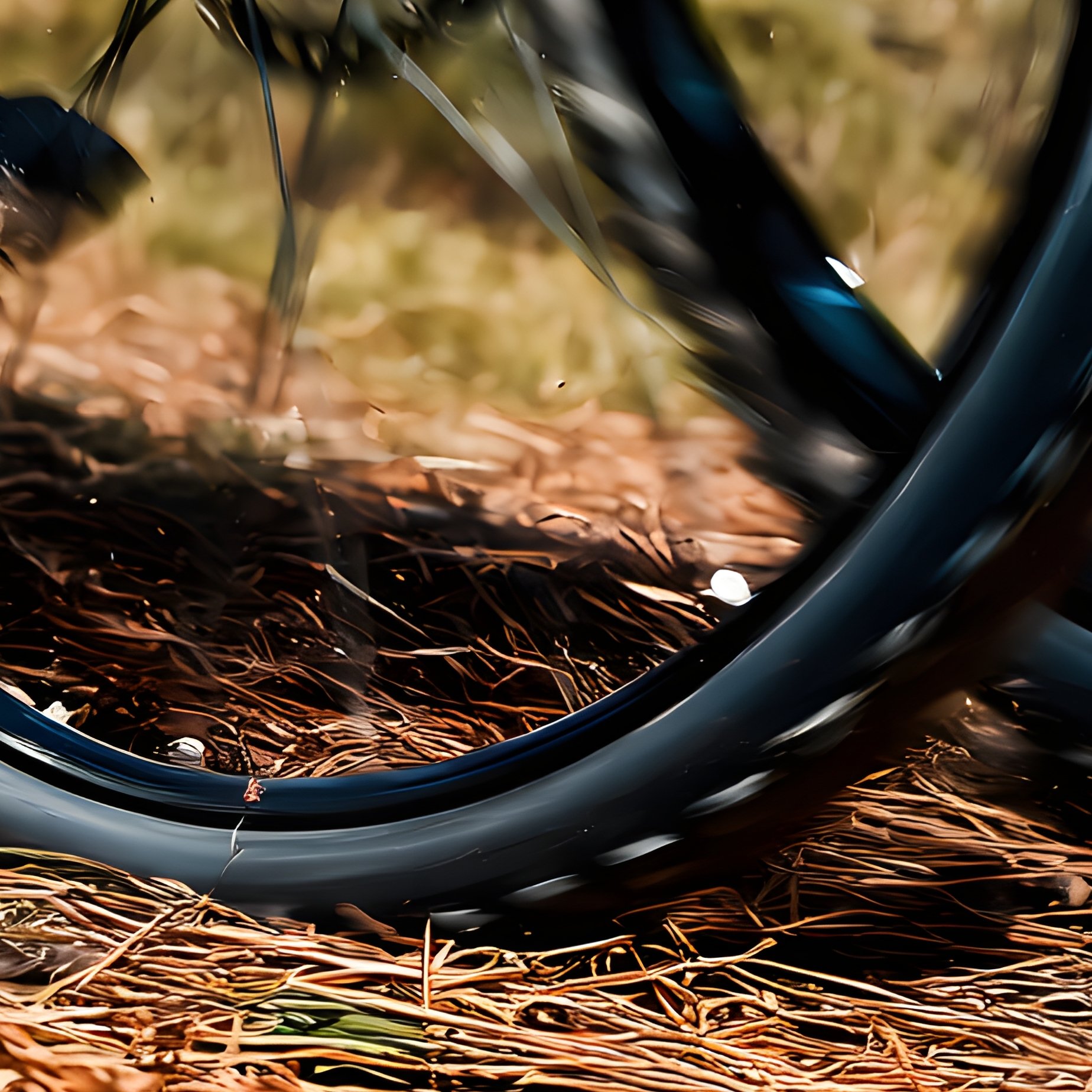 Cyclist On A Mountain Bike Cycling Mountain Biking - Full Resolution Quality Preview