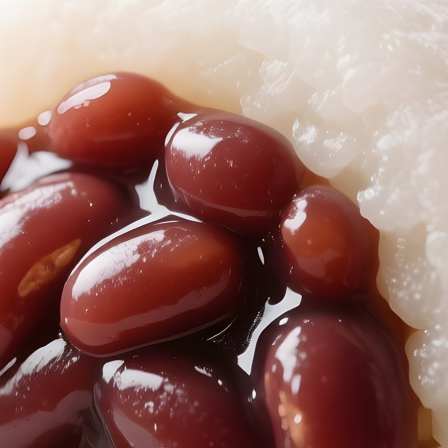 Daifuku Mochi Filled With Sweet Red Bean Paste - Full Resolution Quality Preview