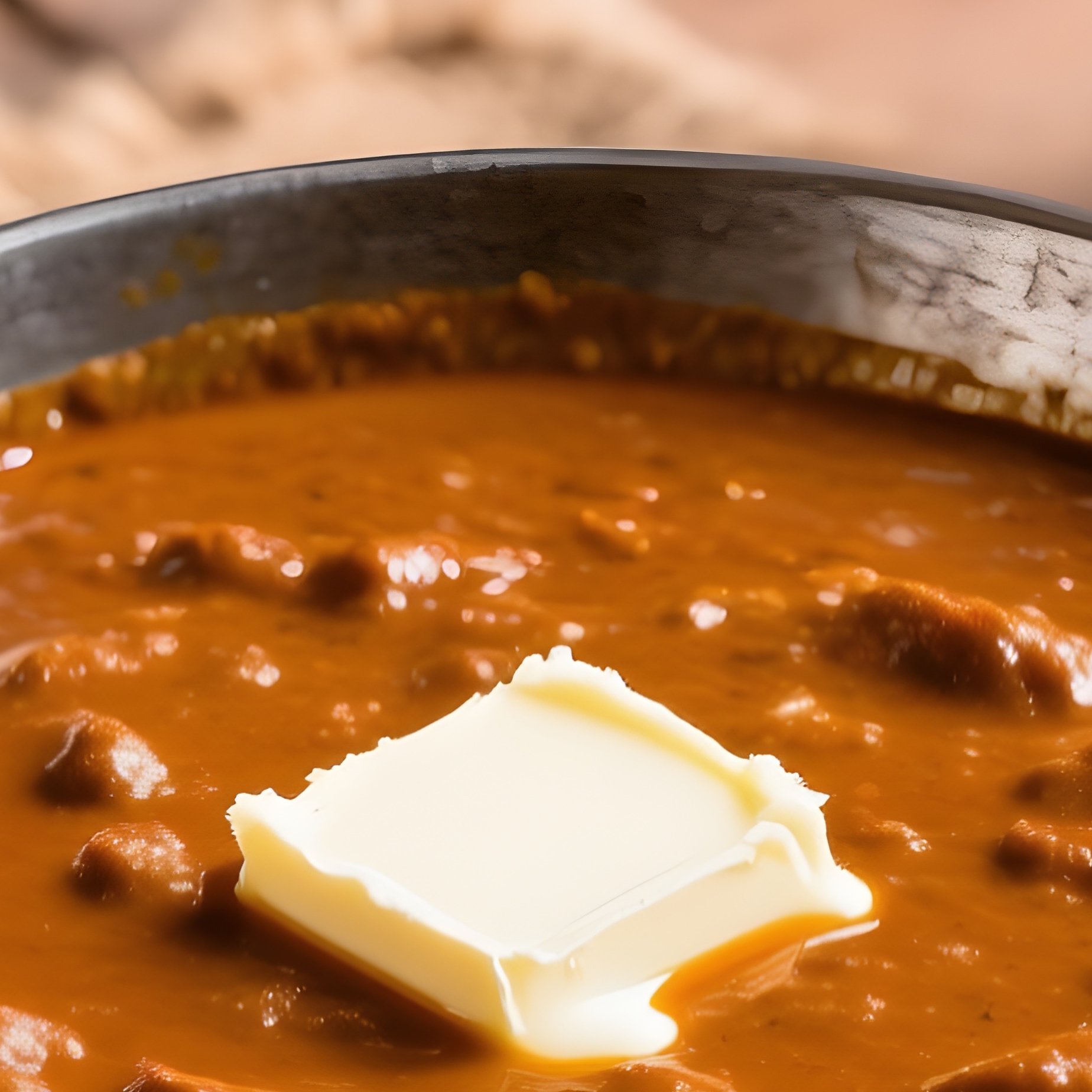 Dal Makhani In Handi With Village Table Setting - Full Resolution Quality Preview
