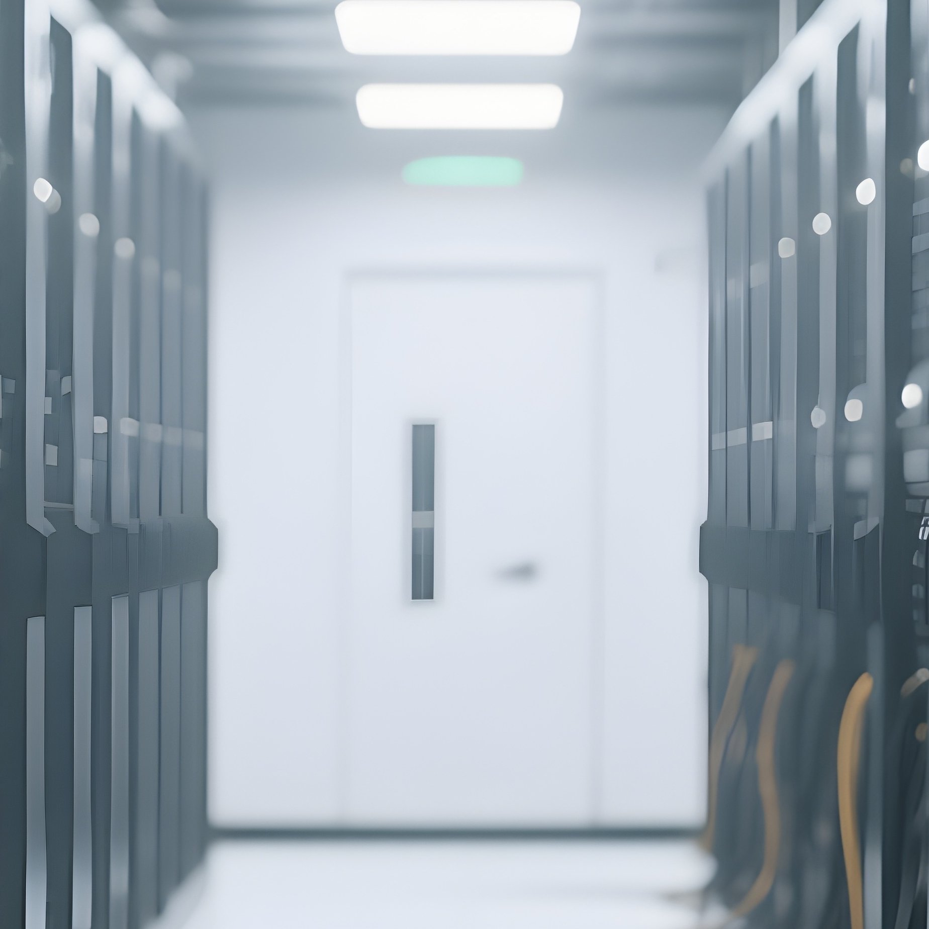 Data Center Hallway - Full Resolution Quality Preview