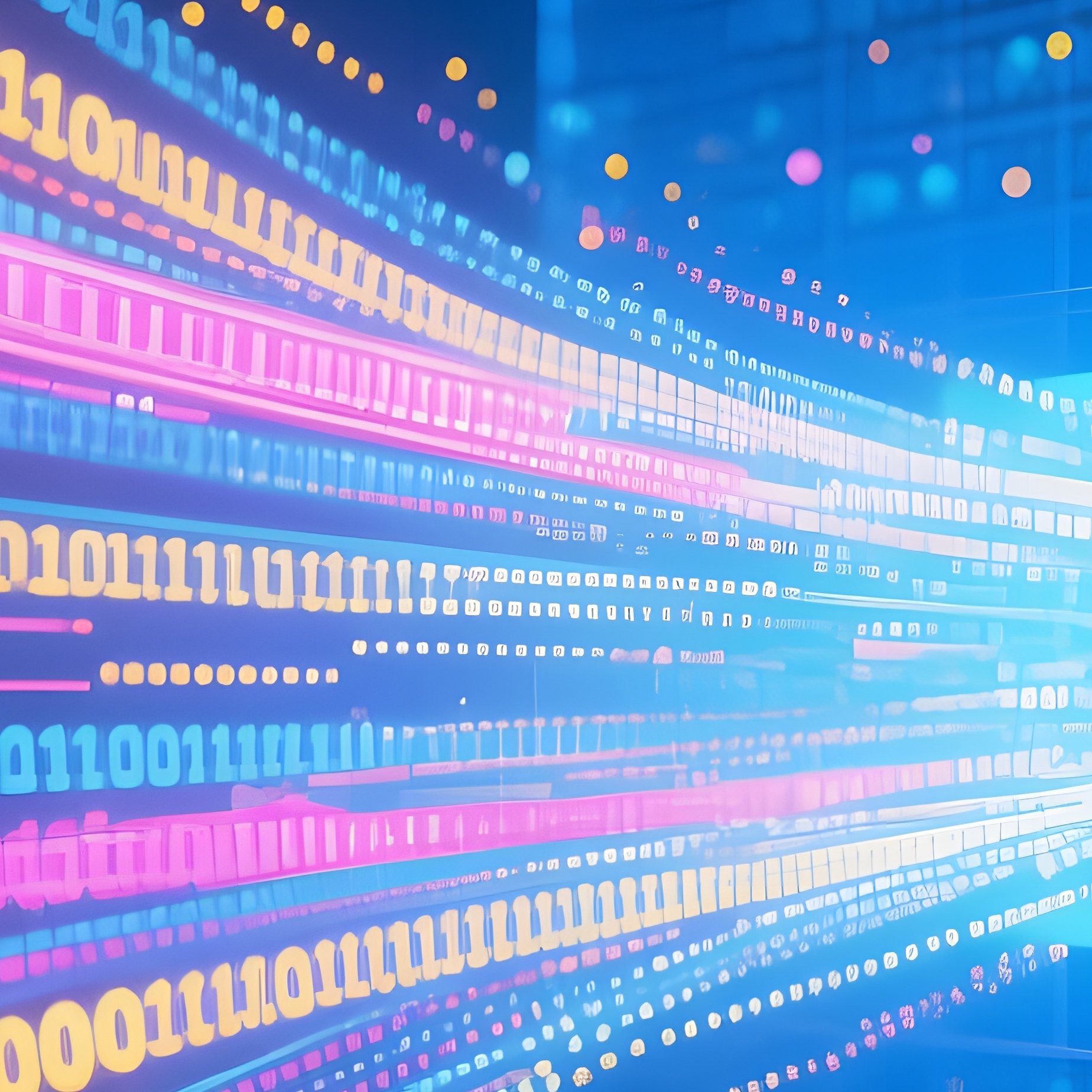 Data Flow Visualization Data Visualization Digital Art - Full Resolution Quality Preview