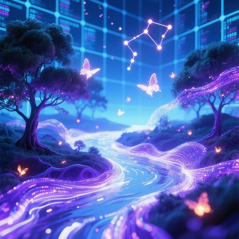 Data Visualization Metaphor Art Concept