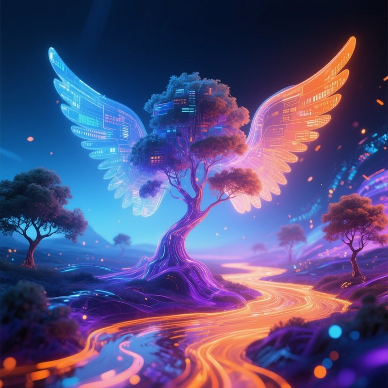 Data Visualization Metaphor Art Concept