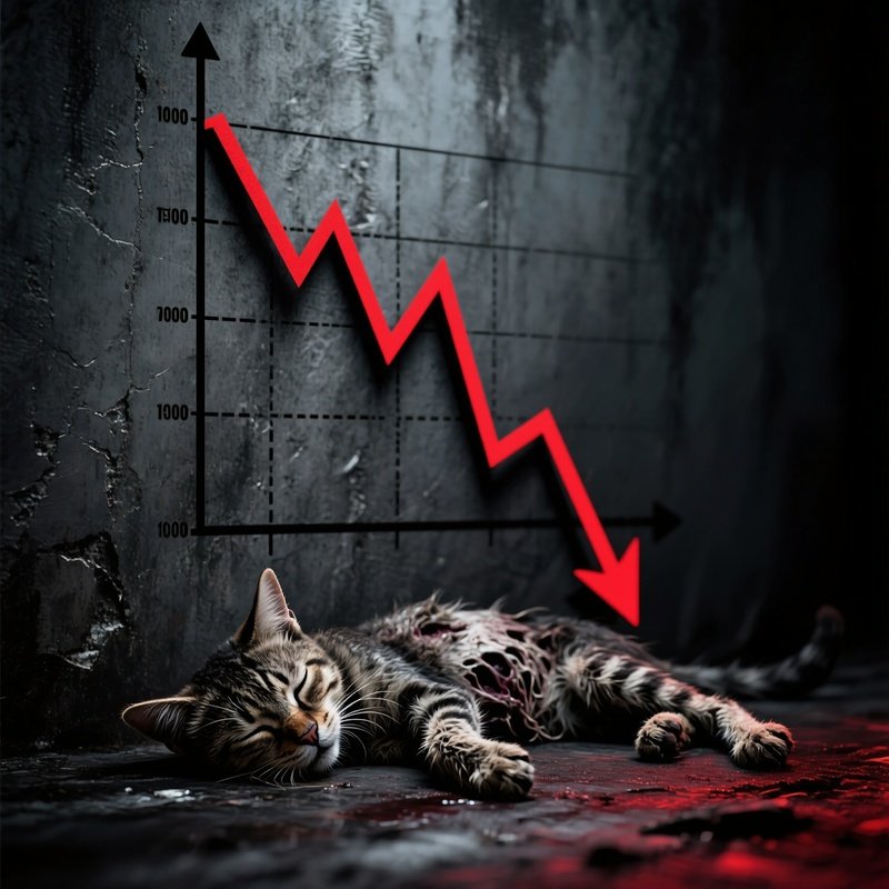 Dead Cat Bounce Chart Art