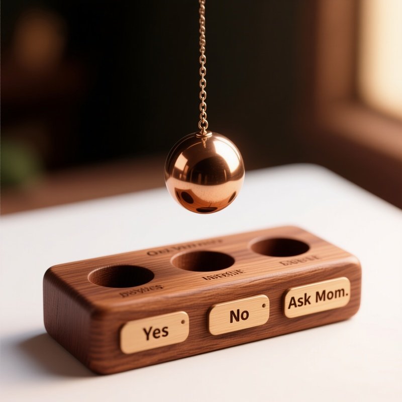 Decision Maker Pendulum Magnetic Swinging Ball