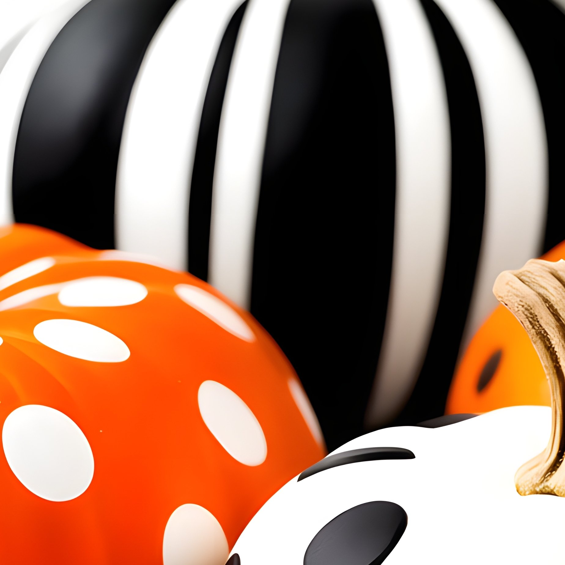 Decorated Pumpkins Halloween Decorations - Full Resolution Quality Preview