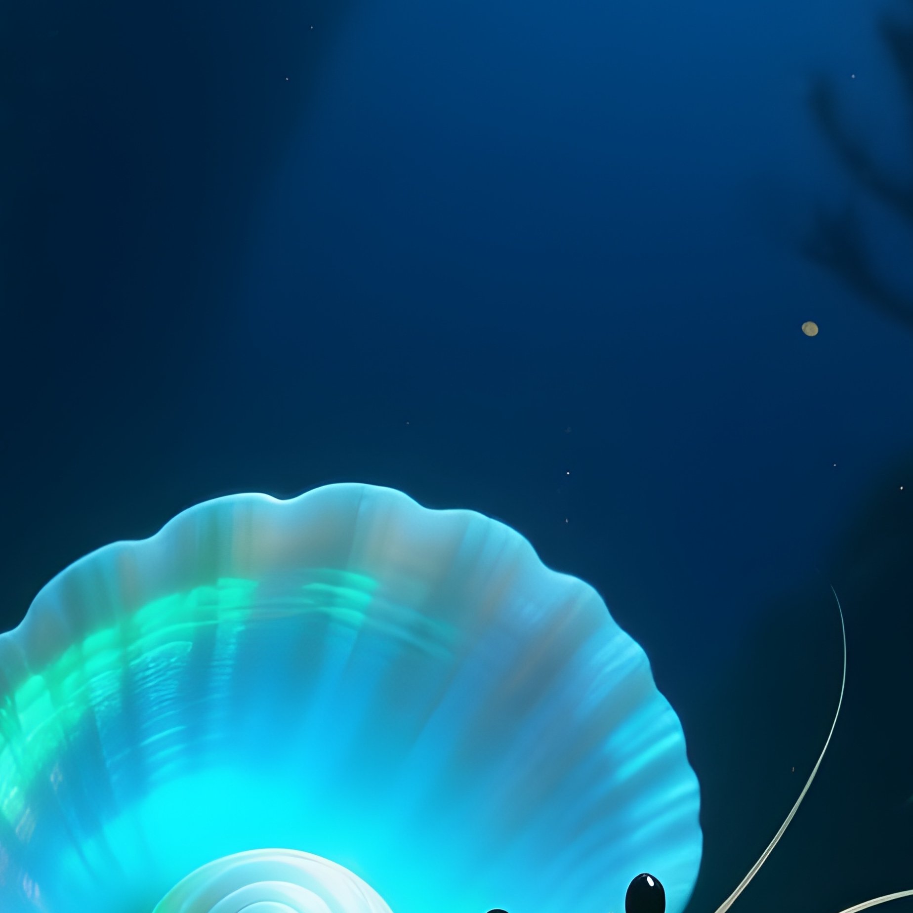 Deep Hermit Crab Glowing Shell Carried Like A Lantern - Full Resolution Quality Preview