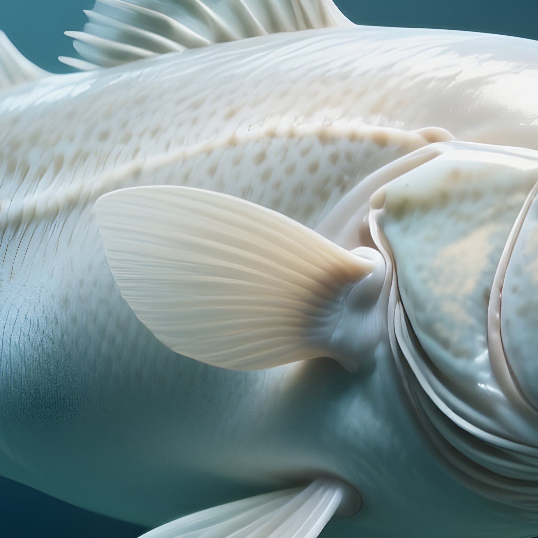Deep Sea Cod – Pale Waxy Skin And Slow Drifting Movements. - Full Resolution Quality Preview