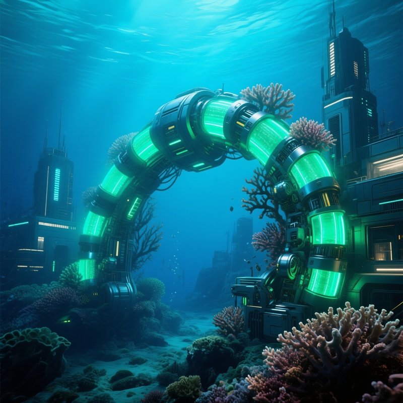 Deep Sea Coral Arch Artificial Science Fiction