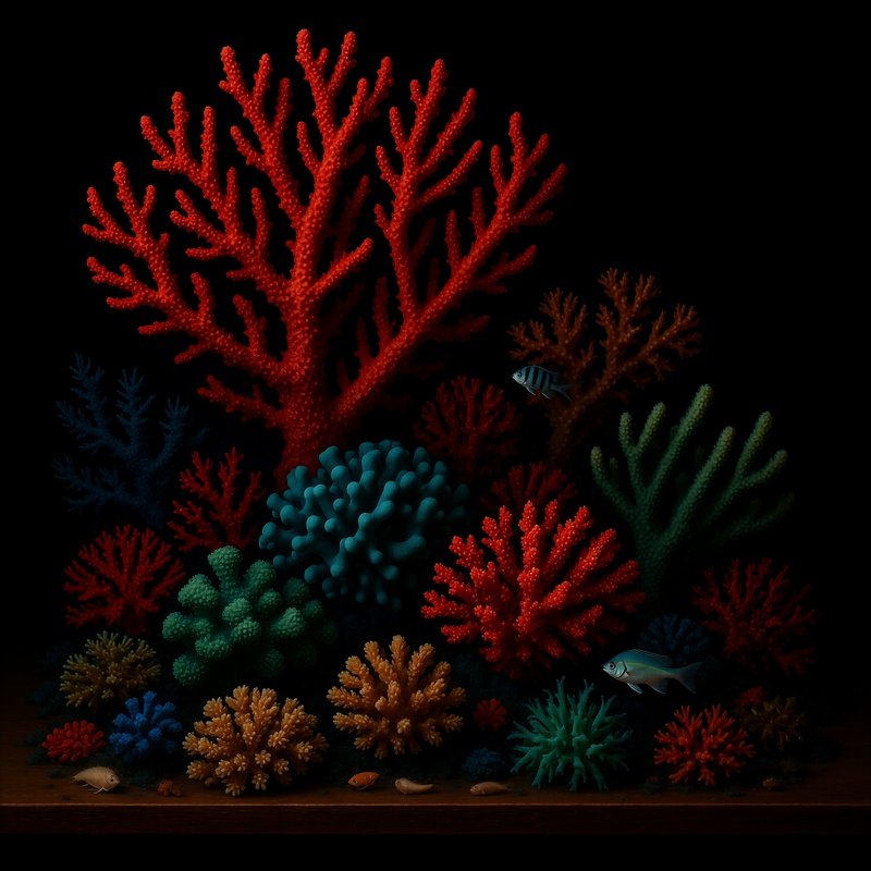 Deep Sea Coral Garden Still Life