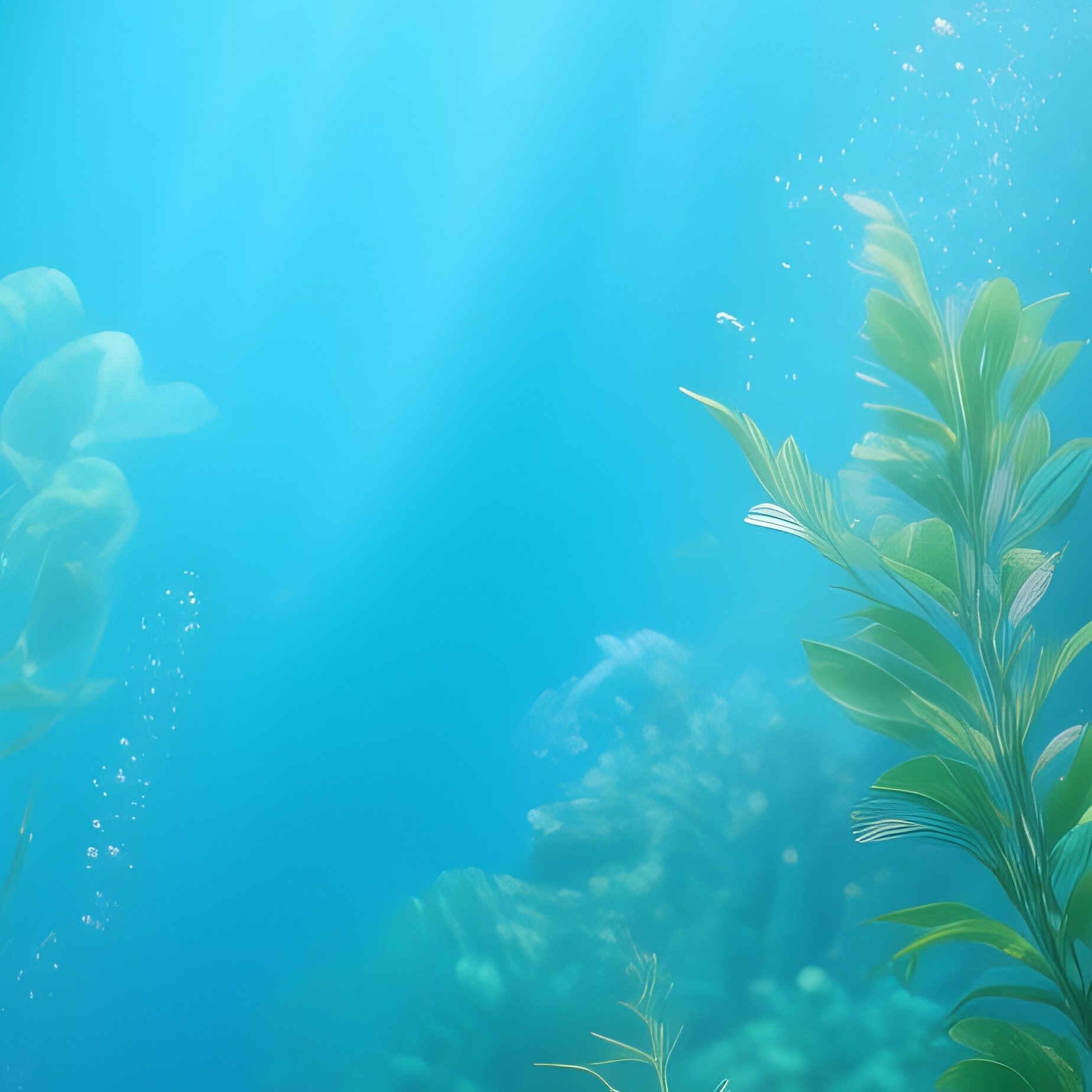 Dense Aquatic Plants Waving Current - Full Resolution Quality Preview