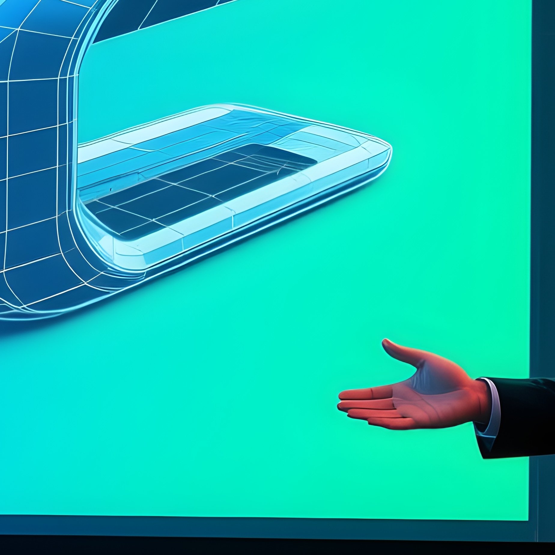 Designer Showing Prototype Digital - Full Resolution Quality Preview