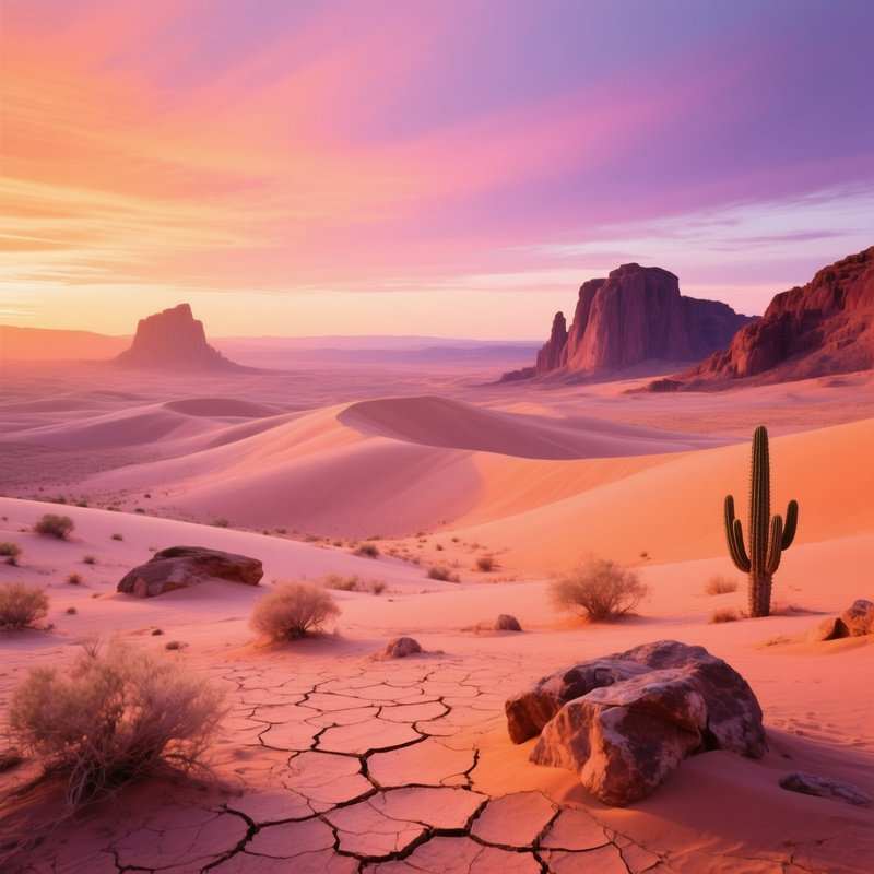 Desserts Dessery Arid Landscape