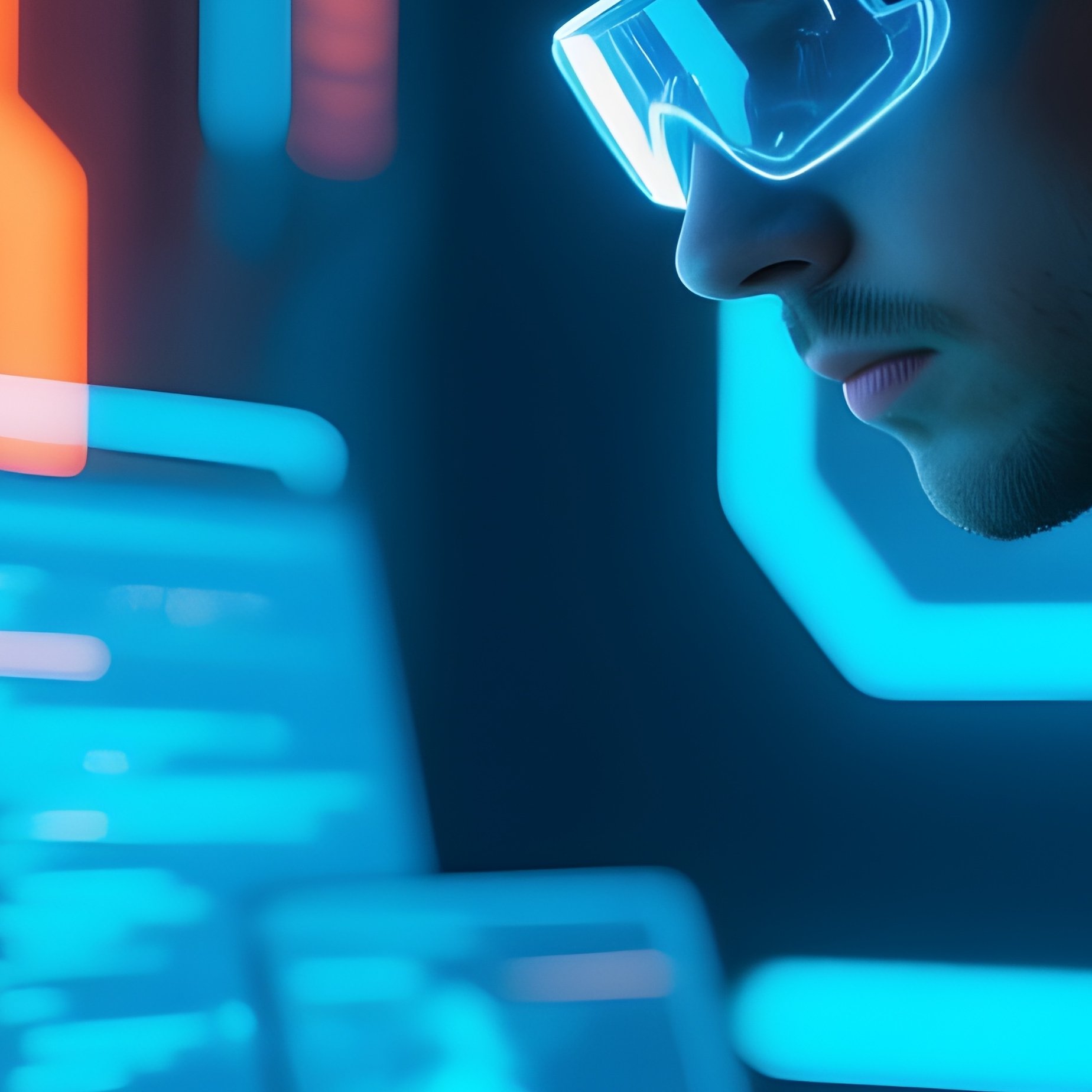 Developer Compiling Code Large Screen Fantasy - Full Resolution Quality Preview