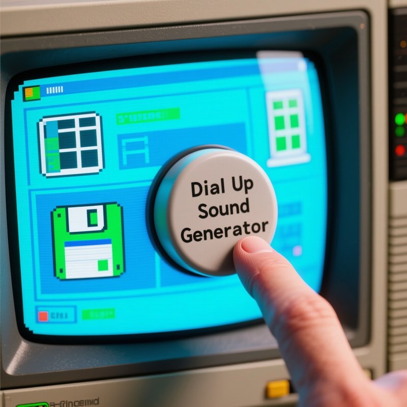 Dial Up Sound Generator Button