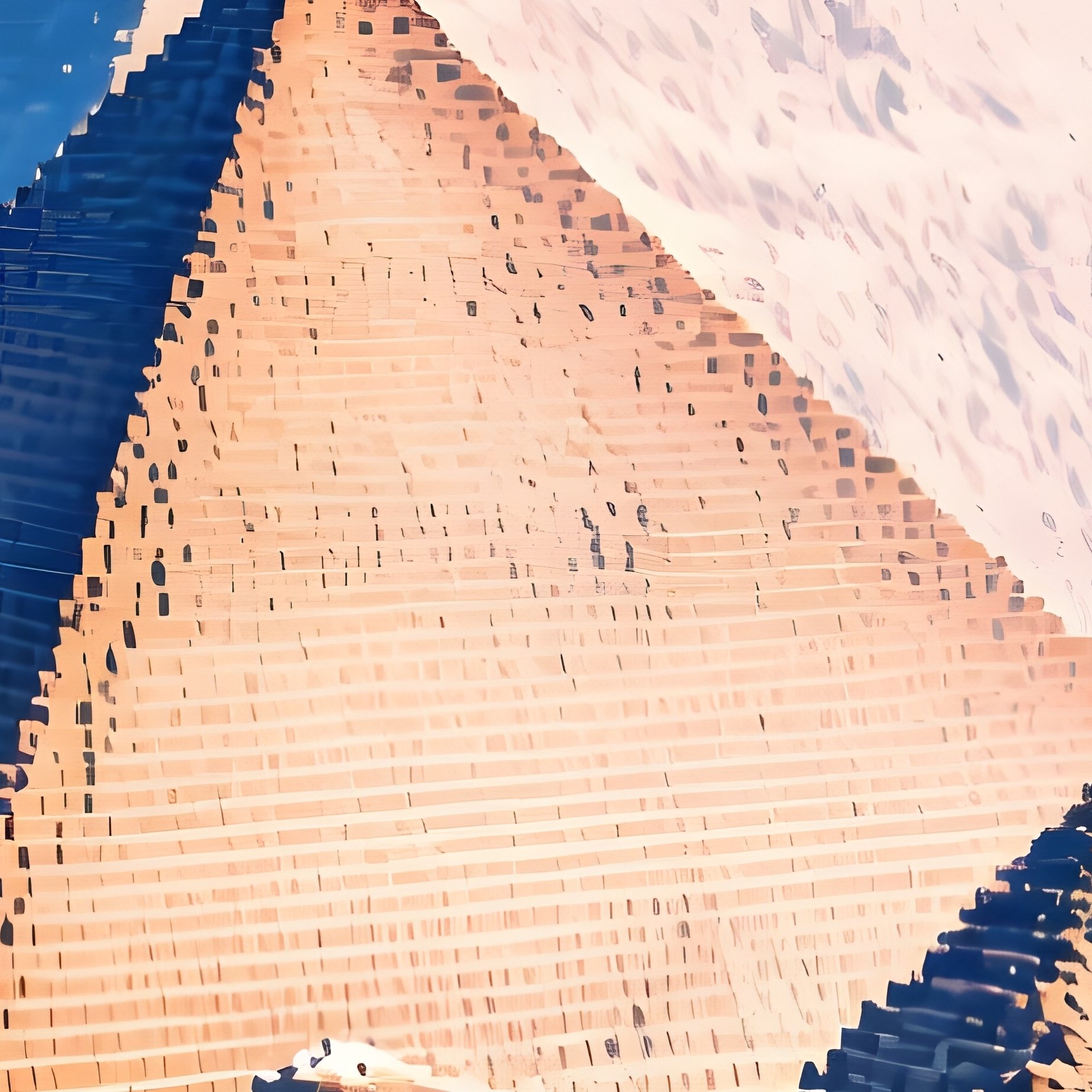 Digital Art Cairo With Pyramids - Full Resolution Quality Preview