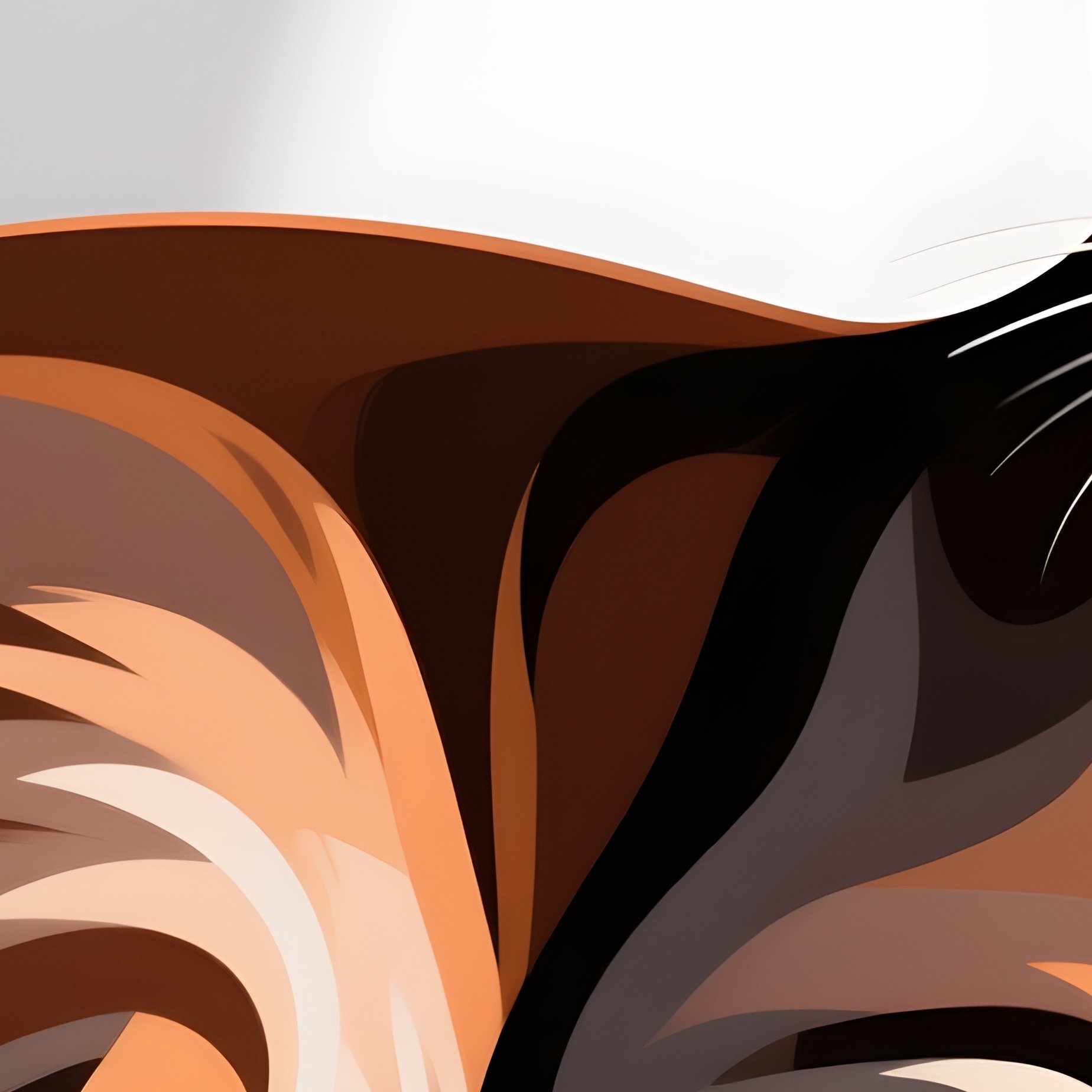 Digital Art Cat Egyptian Mau Side Paws Curl - Full Resolution Quality Preview