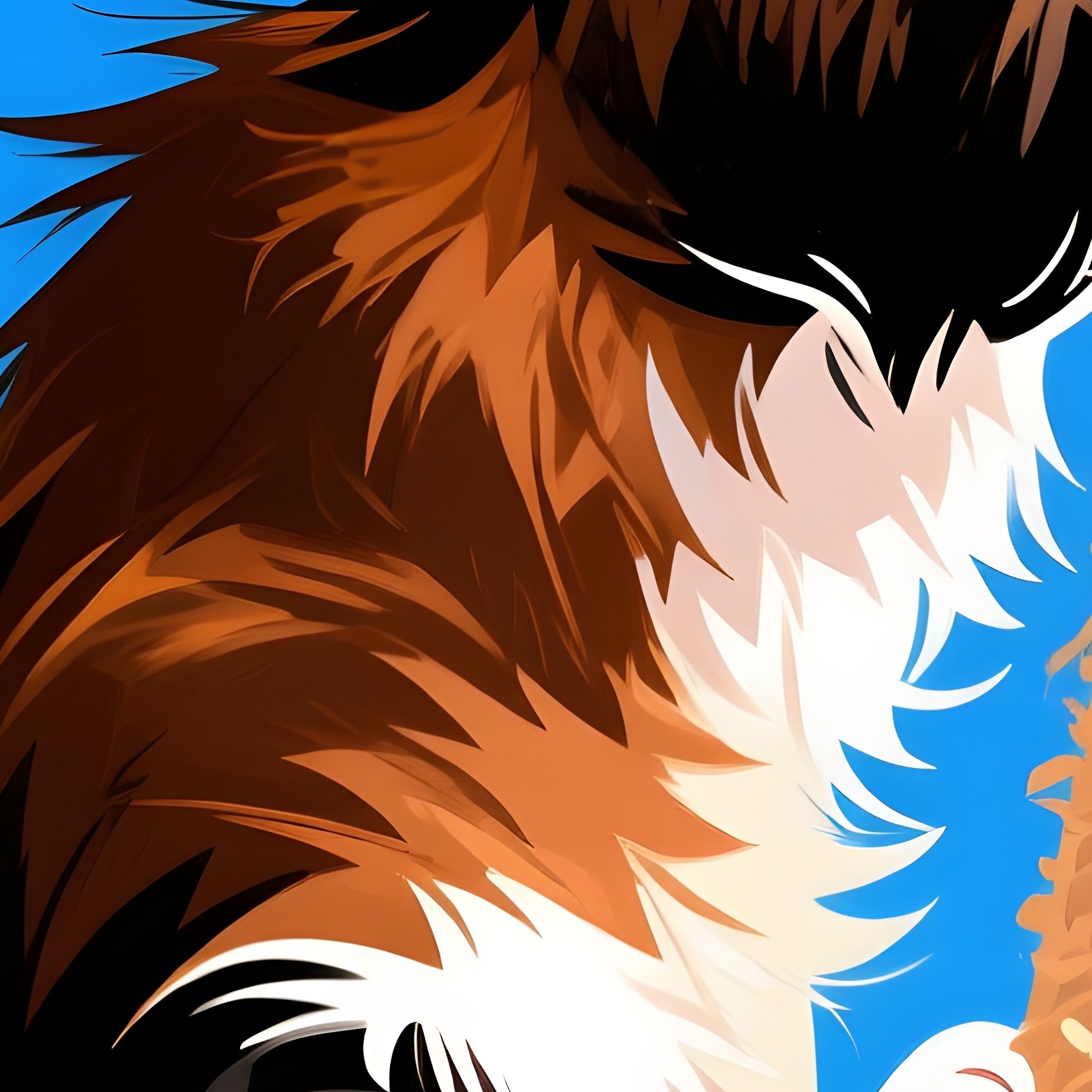 Digital-Art-Cat-Maine-Coon-Climbing-Scratching-Post-Mid-Action - Full Resolution Quality Preview