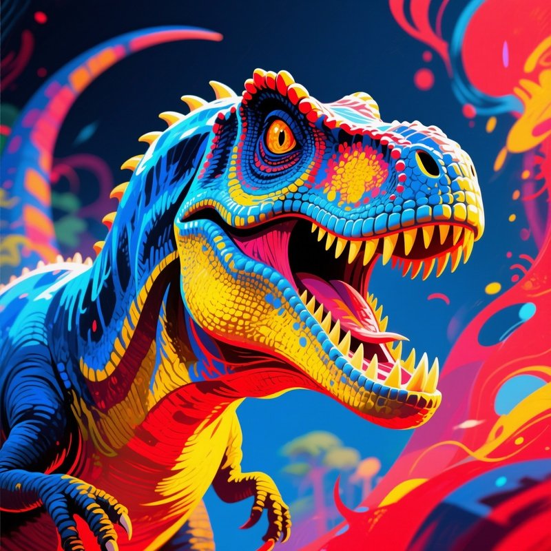 Digital_Art_Plateosaurus_Dinosaur_Scene