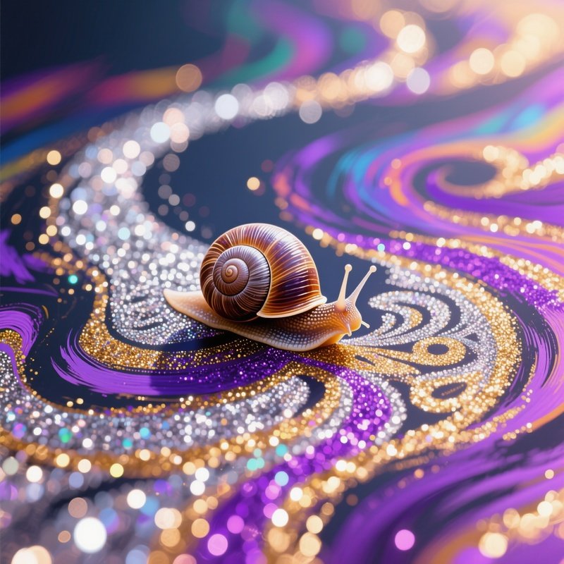 Digital Art Snail Trail