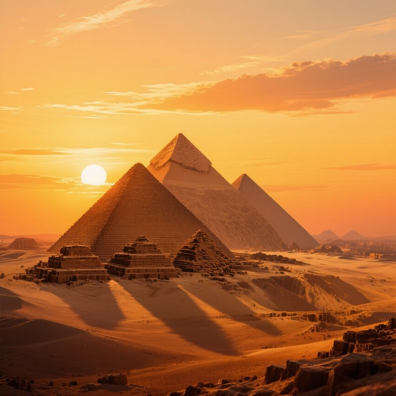Digital_Art_Sunset_Giza_Pyramids_Shadows