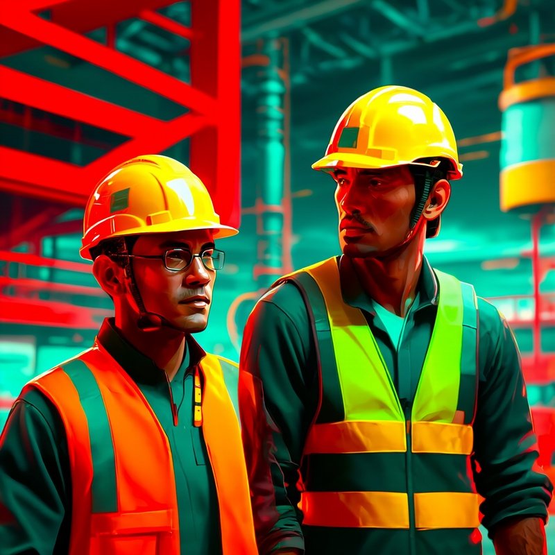 Digital Artist Engineers Inspecting Site