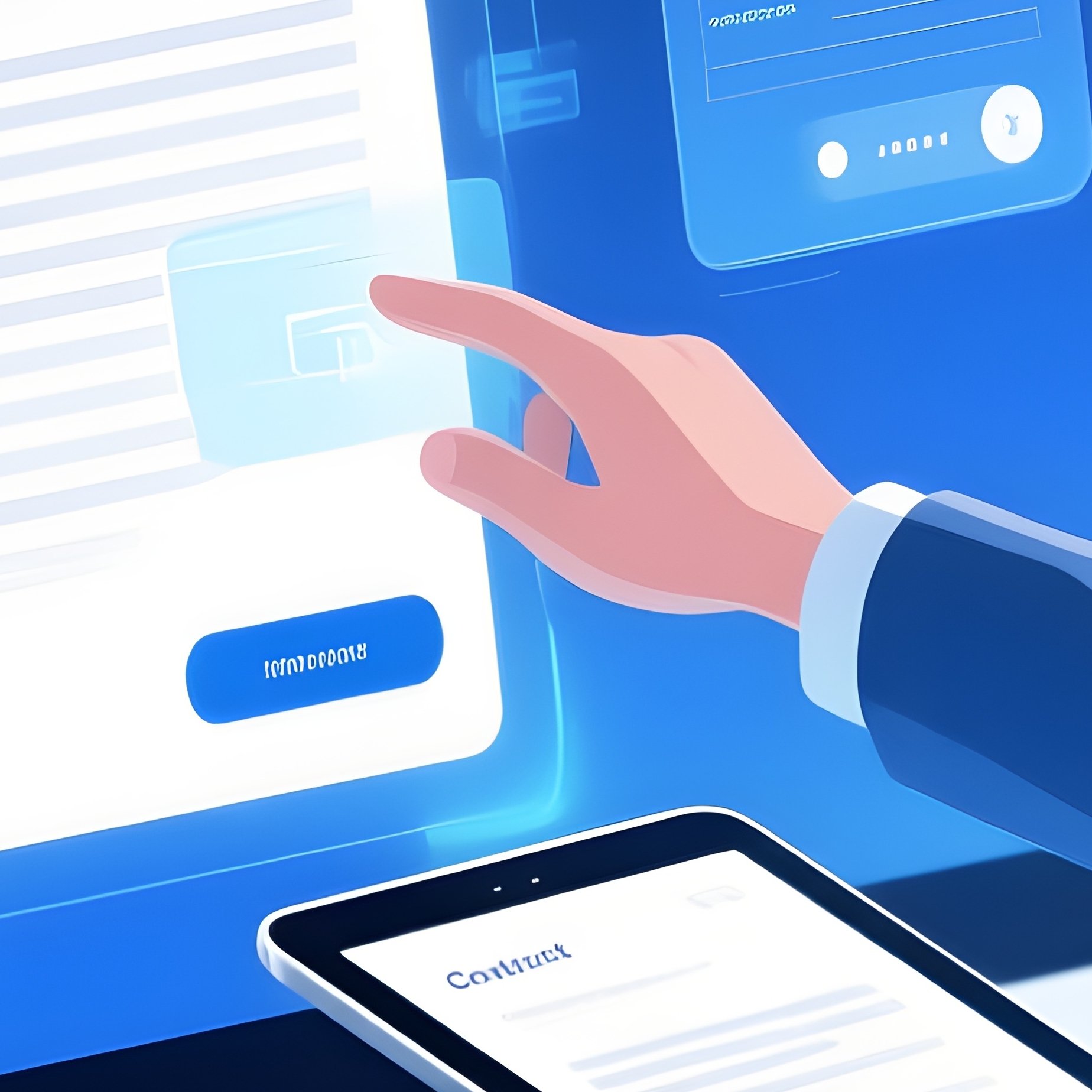 Digital Entrepreneur Signing Contract - Full Resolution Quality Preview