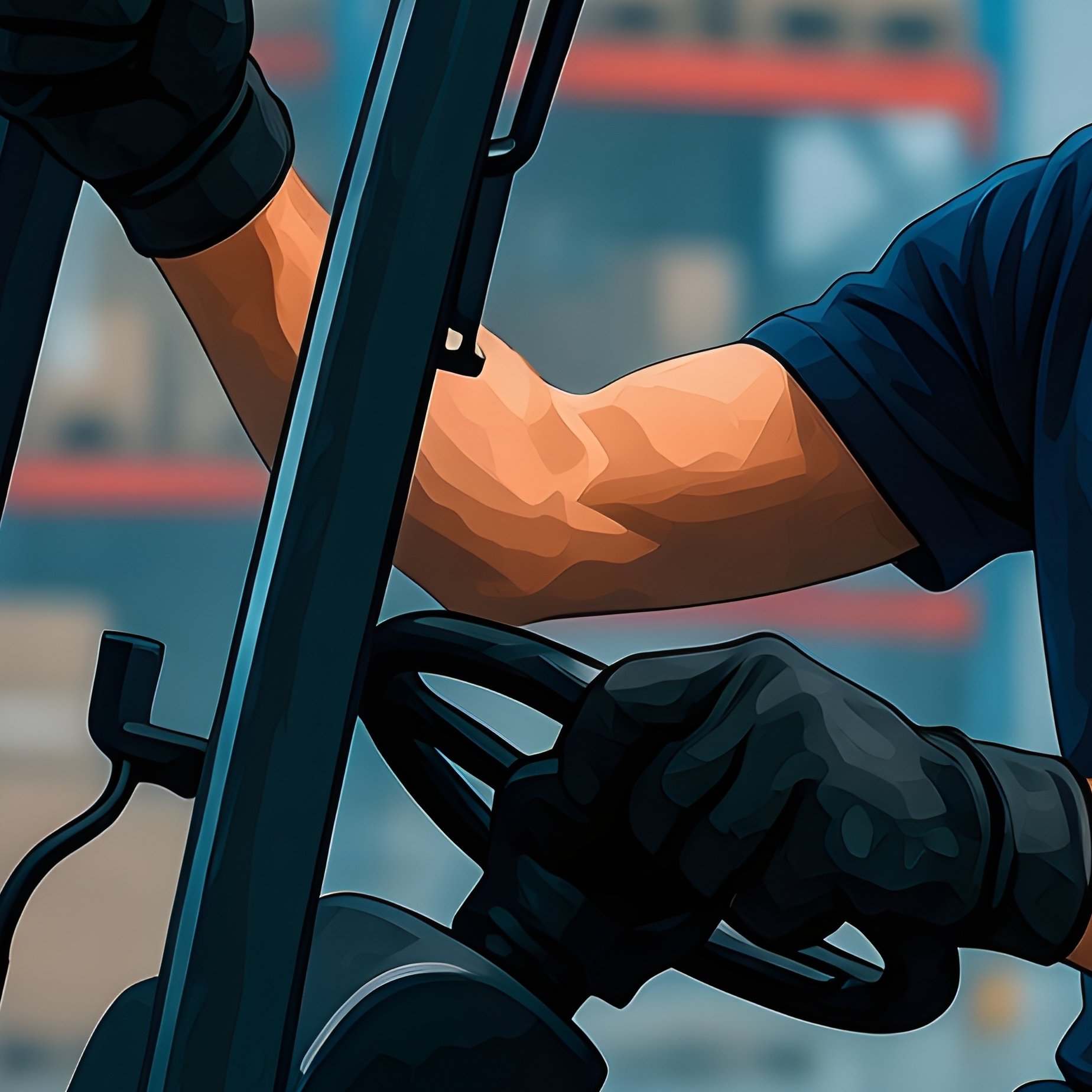 Digital Forklift Operator - Full Resolution Quality Preview