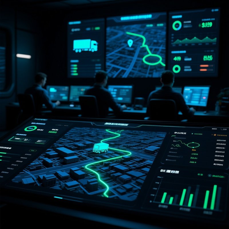 Digital Logistics Platform Interface