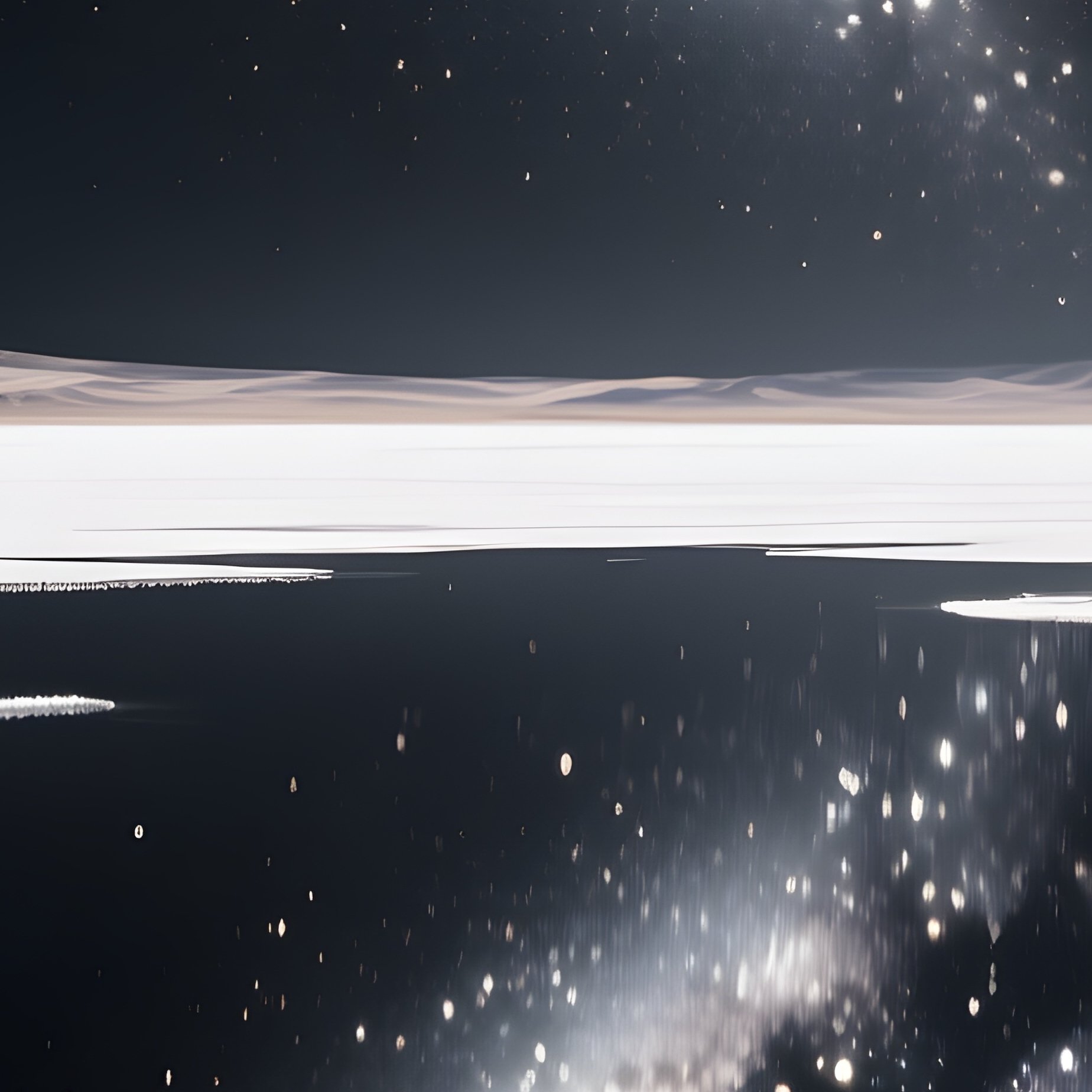 Digital Milky Way Reflected Desert Salt Lake - Full Resolution Quality Preview