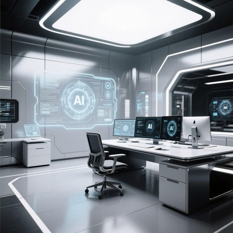 Digital Modern Office Workspace