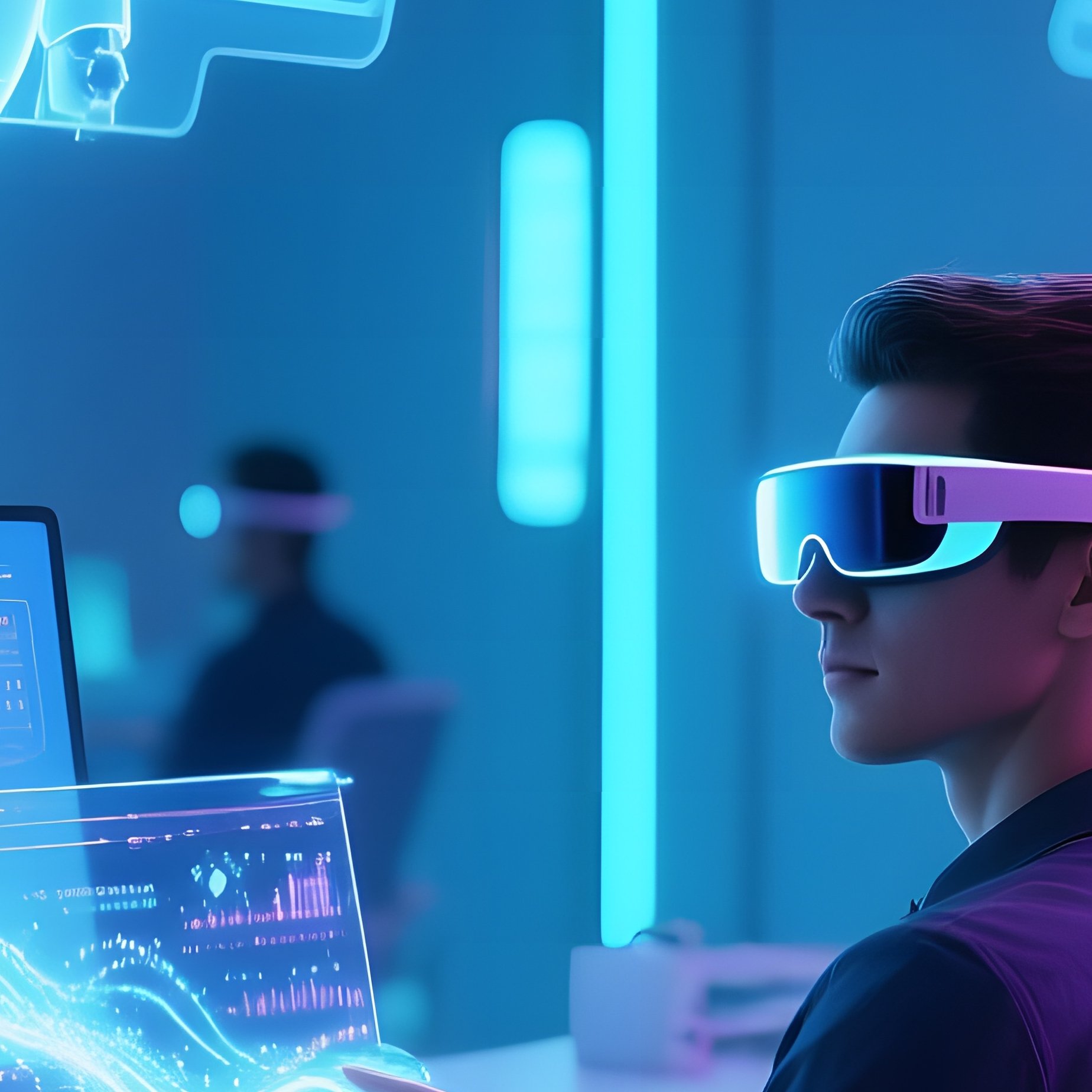 Digital Office Workspace Buro - Full Resolution Quality Preview