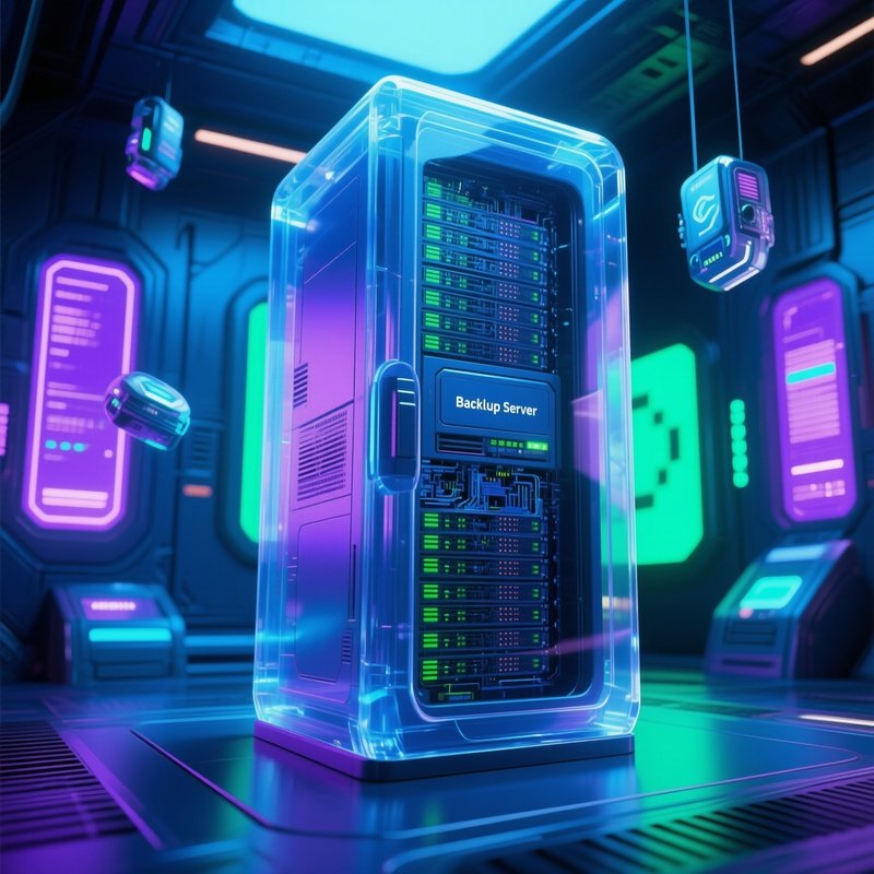 Digital Photorealistic Data Backup Server